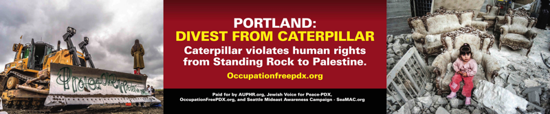 Trimet Bus Ad Campaign Links Rights Violations at Standing Rock & Palestine