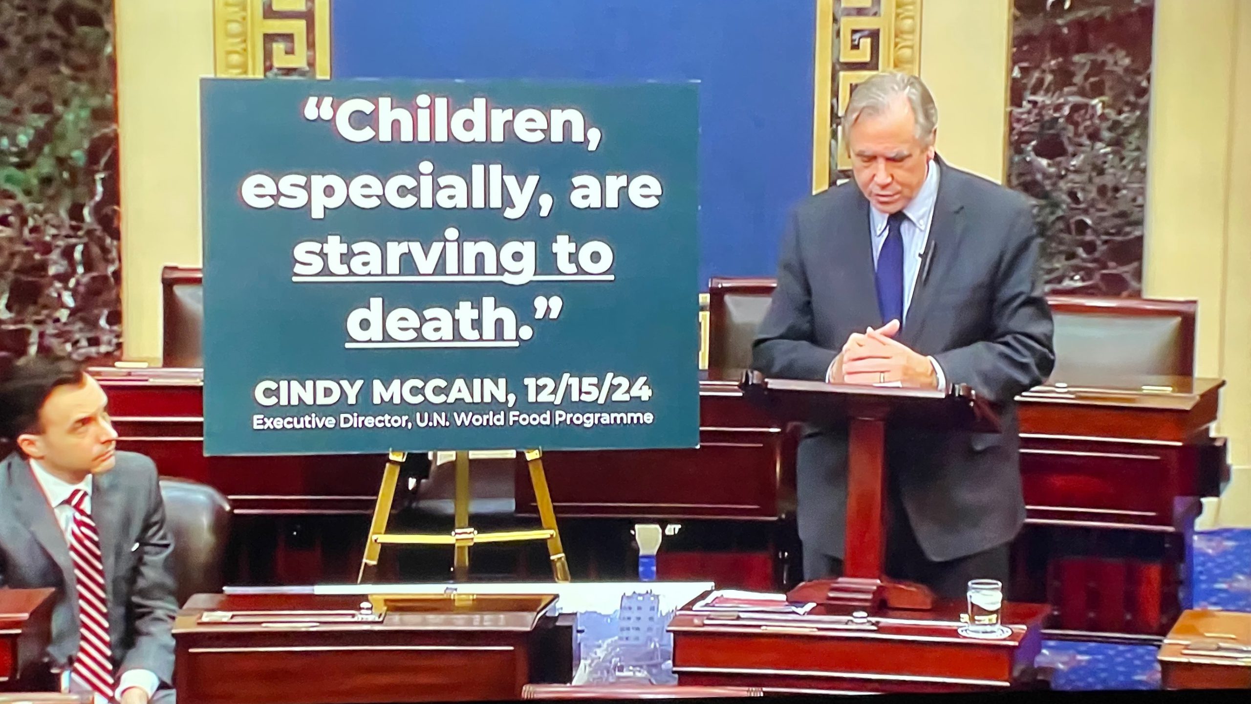 Senator Merkley Highlights Devastation in Gaza on U.S. Senate Floor – YouTube